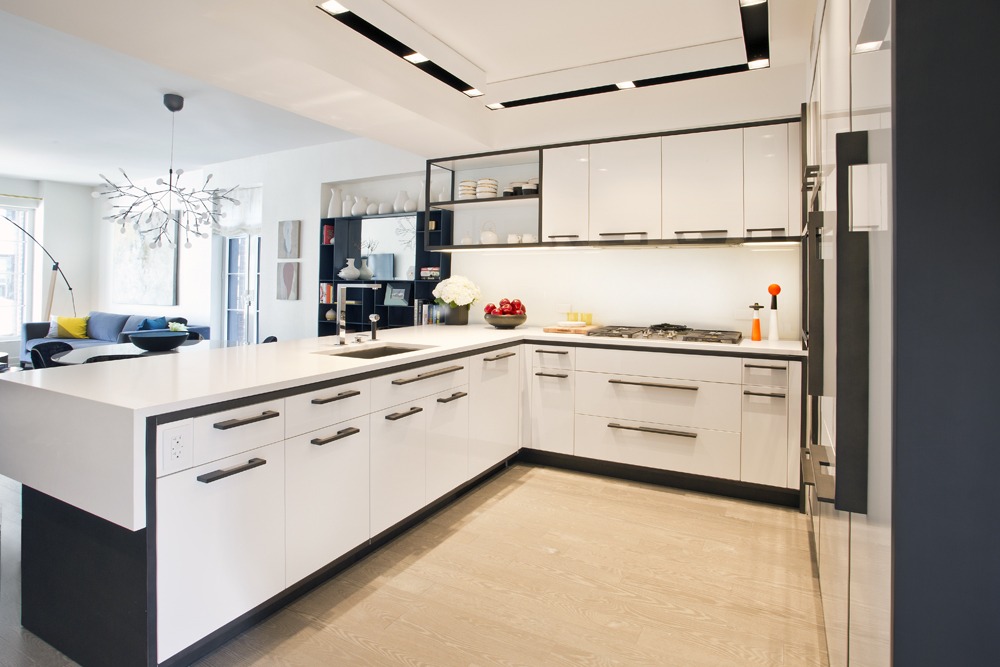 Refined kitchen cabinetry, vanities & medicine cabinets for a luxury building in West Soho.